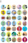 Shabbat Symbol Stickers