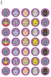 Colorful Hamsa Stickers