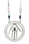 Hamsa Hand Pendant By Shraga Landesman