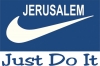 Jerusalem - Just Do It Long Sleeve T-Shirt by aJudaica