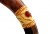 Jumbo Yemenite Hand Painted Shofar - Pomegranate Design by aJudaica
