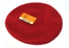 Womens Classic Red Cotton Beret by aJudaica