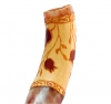 Jumbo Yemenite Hand Painted Shofar - Pomegranate Design by aJudaica