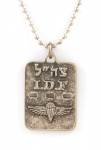 Israeli Army Dog Tag Metal Pendant - Paratroopers