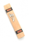 Wood mezuzah