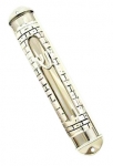 Silver Plated Jerusalem Wall Mezuzah