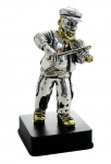 Fiddler Figurine Silver Plated