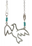 Bird Spreading wings Pendant By Shraga Landesman