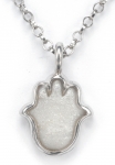 Pearl Hamsa Pendant