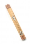 Two Color Wood Mezuzah