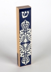 Oriental Wood Mezuzah Case by Dorit