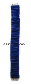 Blue Torah Belt by aJudaica