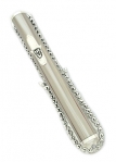 Silver Plated Hamsa Mezuzah