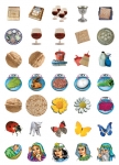 Passover Symbol Stickers