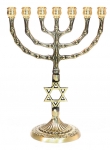 Seven Branch Large Cup Menorah
