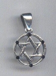 Sterling Silver Star of David Pendant