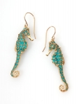 Turquoise Seahorse Earrings