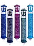Shema With Shin Cylinder Mezuzah Case By Agayof- Dark Small