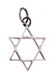 Star of David Sterling Silver Pendant