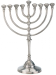 Pewter Classic Chanukah Menorah