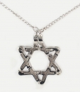 Silver Star of David Pendant