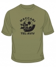 Maccabi Tel Aviv Soccer T-Shirt by aJudaica
