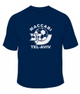 Maccabi Tel Aviv Soccer T-Shirt by aJudaica