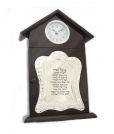 Key Hanger Clock with Home Blessing by aJudaica