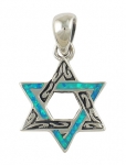 Silver Star of David Pendant
