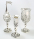 Silver Plated Jerusalem Havdalah Set