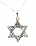 Sterling Silver Star of David Pendant