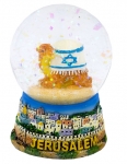 Israel Flag Camel Snow Dome Paperweight