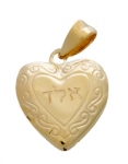 Gold Filled Heart Locket Pendant