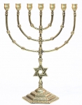 Seven Branch Large Cup Classic Menorah