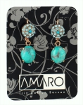 Turquoise Earrings by Amaro