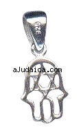 Sterling Silver Hamsa Pendant by aJudaica
