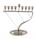 Harp Design Menorah (Hanukia)
