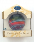Safed Round Candle