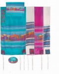 Emanuel Silk Tallit - Jerusalem Dove