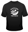 Maccabi Tel Aviv Soccer T-Shirt by aJudaica