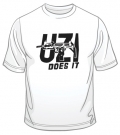 Uzi Does It T-Shirt by aJudaica
