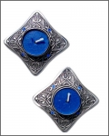Small Square Art Nouveau Travelling Candlesticks