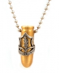 Israeli Army Bullet Bronze Pendant - IDF Symbol