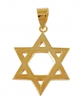 Gold Filled Classic Star of David Pendant