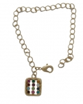 Gold Filled Colorful Twelve Tribes Bracelet