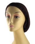 Brown Crocheted Womens Snood