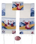 Emanuel Raw Silk Applique