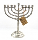 Pewter Hanukkah Menorah