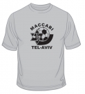 Maccabi Tel Aviv Soccer T-Shirt by aJudaica