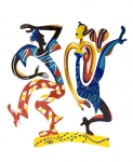 Swing Dancers by David Gerstein